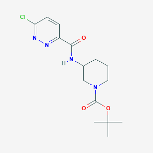 Tert-butyl3-(6-chloropyridazine-3-amido)piperidine-1-carboxylate