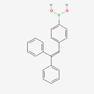 molecular formula C20H17BO2 B1354157 (4-(2,2-二苯基乙烯基)苯基)硼酸 CAS No. 288105-04-4
