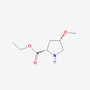 ethyl (2S,4S)-4-methoxypyrrolidine-2-carboxylate