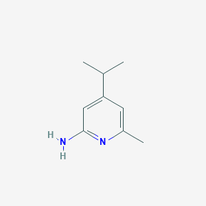 2-Pyridinamine, 6-methyl-4-(1-methylethyl)-