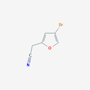 2-(4-bromofuran-2-yl)acetonitrile