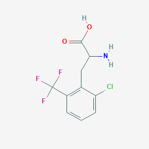 2-Amino-3-(2-chloro-6-(trifluoromethyl)phenyl)propanoic acid