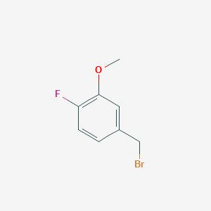 molecular formula C8H8BrFO B135417 4-(溴甲基)-1-氟-2-甲氧基苯 CAS No. 141080-73-1