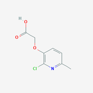 [(2-Chloro-6-methylpyridin-3-yl)oxy]acetic acid