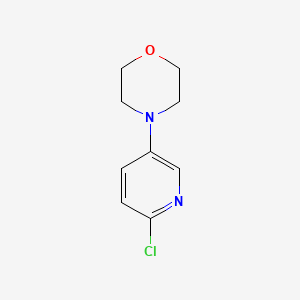 molecular formula C9H11ClN2O B1354172 4-(6-氯吡啶-3-基)吗啉 CAS No. 633283-57-5