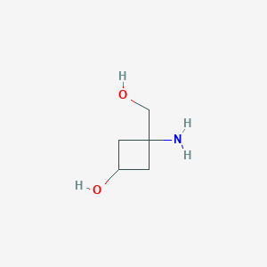 3-Amino-3-(hydroxymethyl)cyclobutan-1-ol