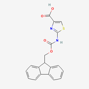 2-({[(9H-Fluoren-9-YL)methoxy]carbonyl}amino)-1,3-thiazole-4-carboxylic acid