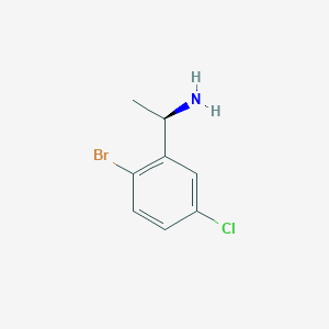 (R)-1-(2-Bromo-5-chlorophenyl)ethan-1-amine