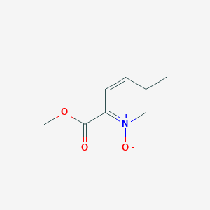 molecular formula C8H9NO3 B1354178 2-Pyridinecarboxylic acid, 5-methyl-, methyl ester, 1-oxide CAS No. 401792-77-6