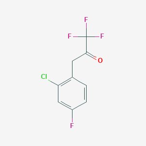 3-(2-Chloro-4-fluorophenyl)-1,1,1-trifluoropropan-2-one