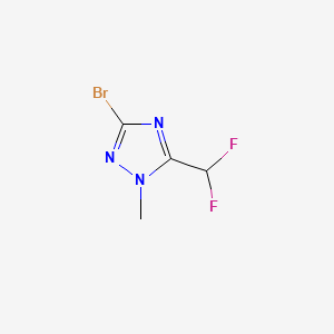 3-Bromo-5-(difluoromethyl)-1-methyl-1H-1,2,4-triazole