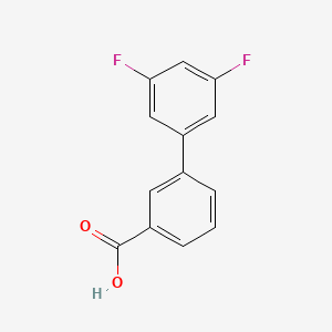 molecular formula C13H8F2O2 B1354180 3-(3,5-二氟苯基)苯甲酸 CAS No. 177734-83-7