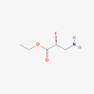 ethyl (2R)-3-amino-2-fluoropropanoate