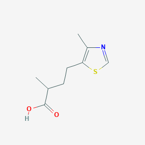 2-Methyl-4-(4-methylthiazol-5-yl)butanoic acid