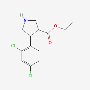 Ethyl 4-(2,4-dichlorophenyl)pyrrolidine-3-carboxylate