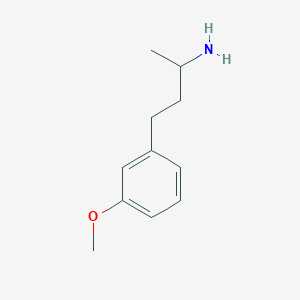 molecular formula C11H17NO B13541824 4-(3-Methoxyphenyl)butan-2-amine 