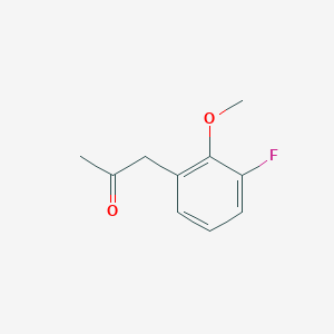 molecular formula C10H11FO2 B13541839 1-(3-Fluoro-2-methoxyphenyl)propan-2-one 