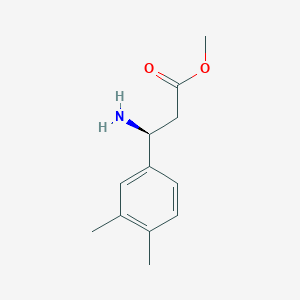 Methyl (s)-3-amino-3-(3,4-dimethylphenyl)propanoate