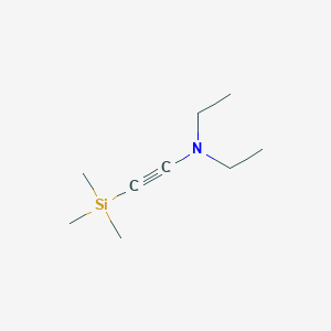 molecular formula C9H19NSi B1354185 Ethynamine, N,N-diethyl-2-(trimethylsilyl)- CAS No. 33567-68-9