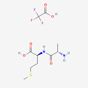 (2S)-2-[(2S)-2-aminopropanamido]-4-(methylsulfanyl)butanoicacid,trifluoroaceticacid