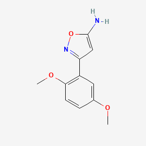 3-(2,5-Dimethoxyphenyl)-1,2-oxazol-5-amine