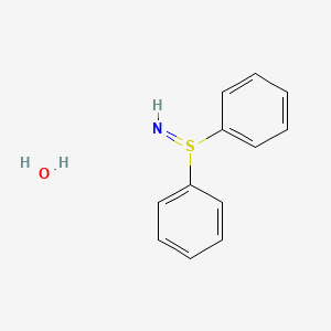 molecular formula C12H13NOS B1354188 S,S-二苯基亚磺胺一水合物 CAS No. 68837-61-6