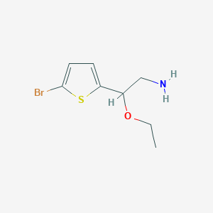 2-(5-Bromothiophen-2-yl)-2-ethoxyethan-1-amine