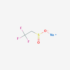 molecular formula C2H2F3NaO2S B13541939 Sodium 2,2,2-trifluoroethane-1-sulfinate 