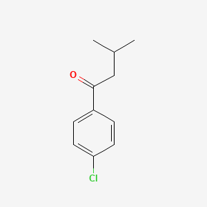 molecular formula C11H13ClO B1354195 1-(4-氯苯基)-3-甲基丁酮 CAS No. 71573-93-8