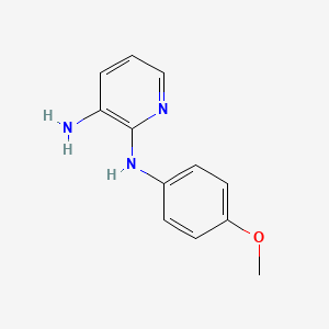 molecular formula C12H13N3O B1354196 3-氨基-2-(4-甲氧基苯基)氨基吡啶 CAS No. 41010-68-8