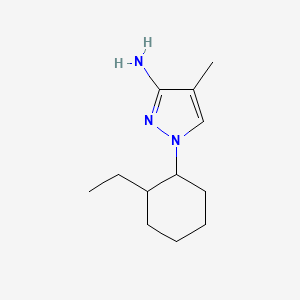 1-(2-Ethylcyclohexyl)-4-methyl-1h-pyrazol-3-amine