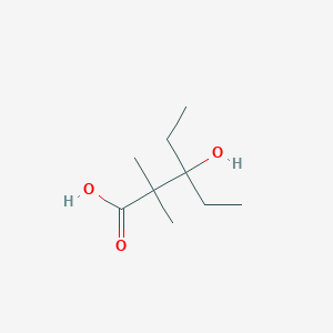 3-Ethyl-3-hydroxy-2,2-dimethylpentanoic acid