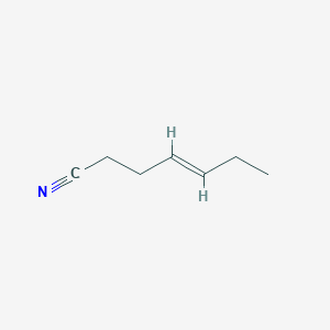 molecular formula C7H11N B13542000 Hept-4-enenitrile 