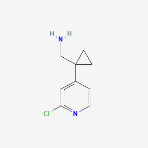 (1-(2-Chloropyridin-4-YL)cyclopropyl)methanamine