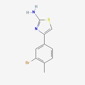 4-(3-Bromo-4-methylphenyl)thiazol-2-amine