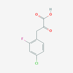 3-(4-Chloro-2-fluorophenyl)-2-oxopropanoic acid