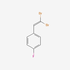 molecular formula C8H5Br2F B1354204 1-(2,2-二溴乙烯基)-4-氟苯 CAS No. 159957-00-3