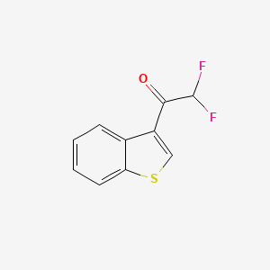 1-(1-Benzothiophen-3-yl)-2,2-difluoroethan-1-one