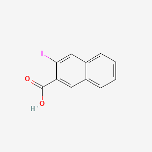 molecular formula C11H7IO2 B1354206 3-碘-2-萘甲酸 CAS No. 63212-42-0