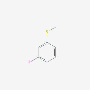 molecular formula C7H7IS B135421 3-碘硫代苯甲醚 CAS No. 130416-73-8