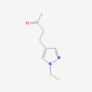 4-(1-Ethyl-1h-pyrazol-4-yl)butan-2-one