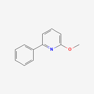 molecular formula C12H11NO B1354211 2-甲氧基-6-苯基吡啶 CAS No. 35070-08-7