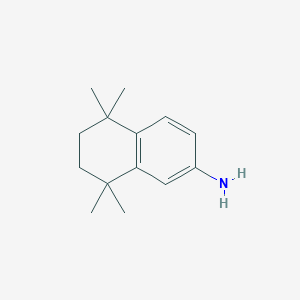 molecular formula C14H21N B1354213 5,5,8,8-四甲基-5,6,7,8-四氢萘-2-胺 CAS No. 92050-16-3