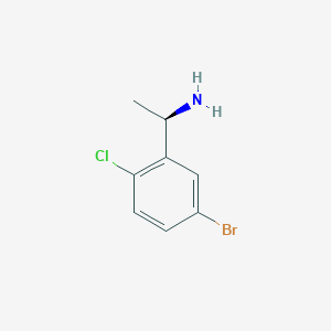 (R)-1-(5-Bromo-2-chlorophenyl)ethan-1-amine