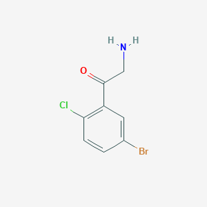 2-Amino-1-(5-bromo-2-chlorophenyl)ethan-1-one