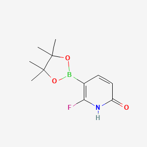 6-Fluoro-5-(tetramethyl-1,3,2-dioxaborolan-2-yl)pyridin-2-ol