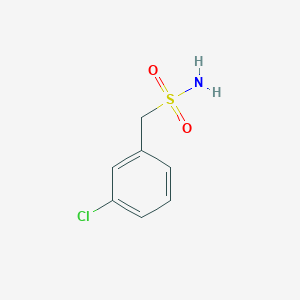 molecular formula C7H8ClNO2S B1354214 (3-氯苯基)甲磺酰胺 CAS No. 89782-88-7