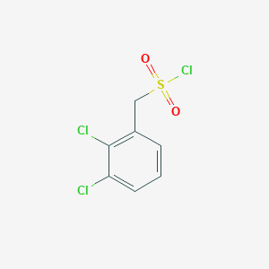molecular formula C7H5Cl3O2S B1354216 (2,3-dichlorophenyl)methanesulfonyl Chloride CAS No. 163295-69-0