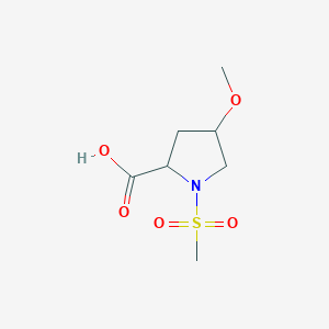 4-Methoxy-1-(methylsulfonyl)pyrrolidine-2-carboxylic acid