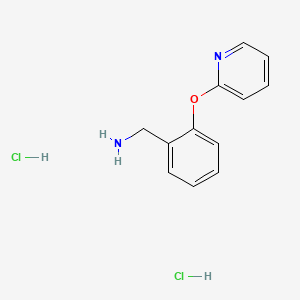 1-[2-(Pyridin-2-yloxy)phenyl]methanamine dihydrochloride